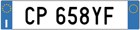 Truck License Plate